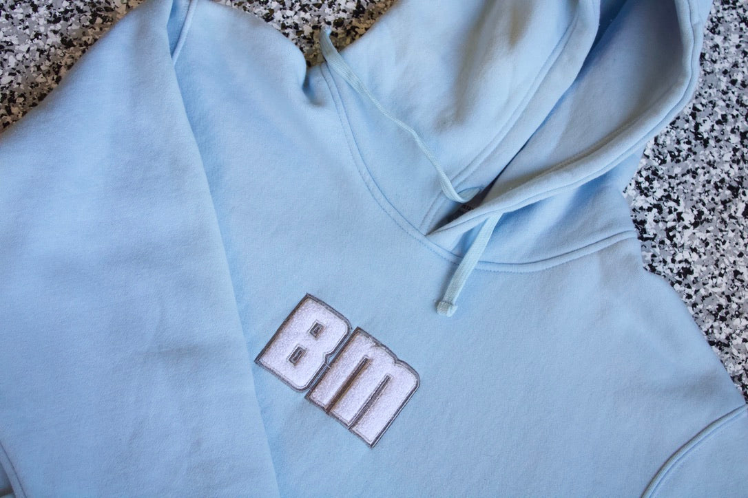 Boostmania Boucle Hoodie Sky Blue