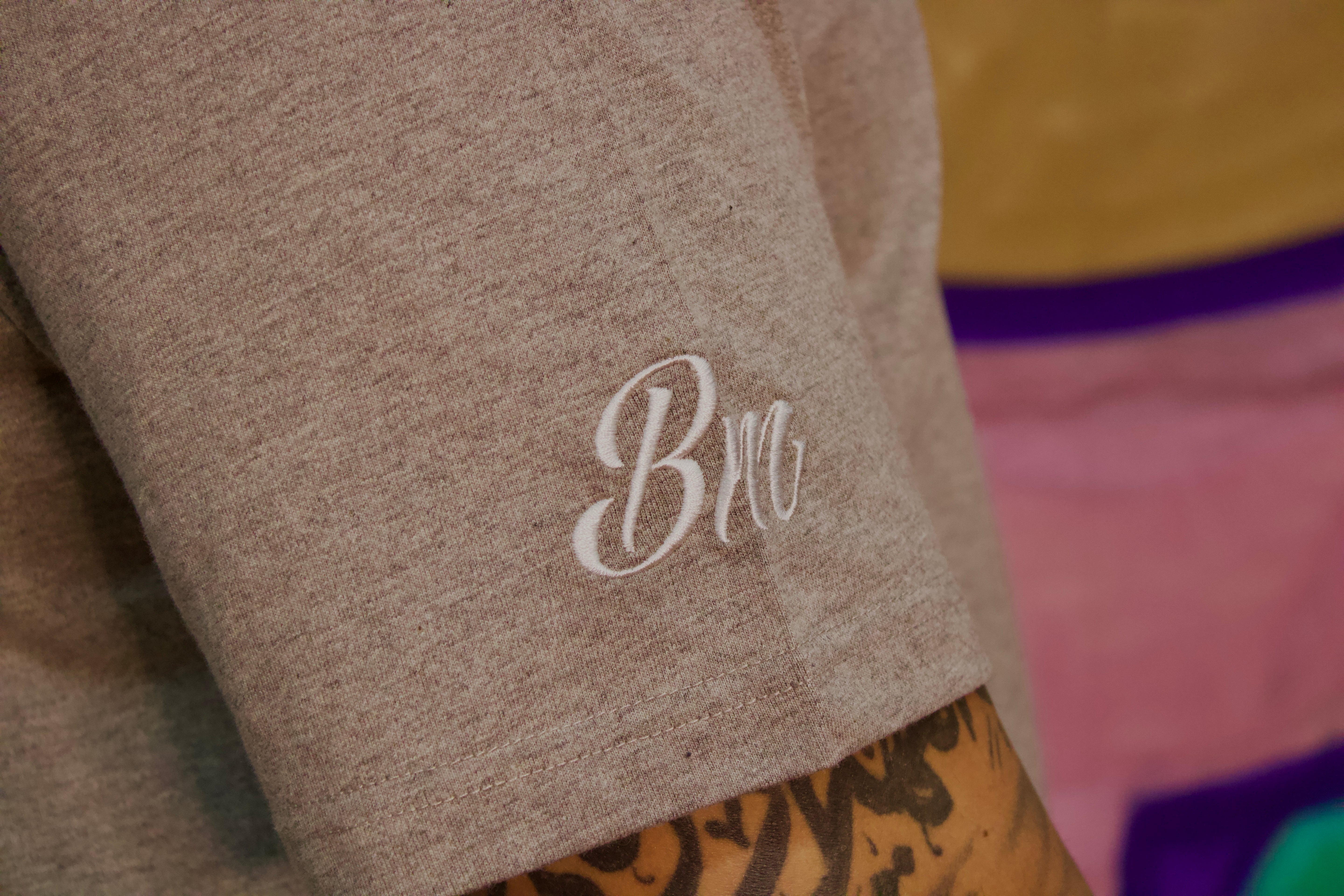 Boostmania Embroidered Tee Grey