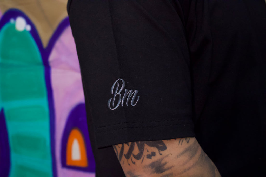 Boostmania Embroidered Tee Black