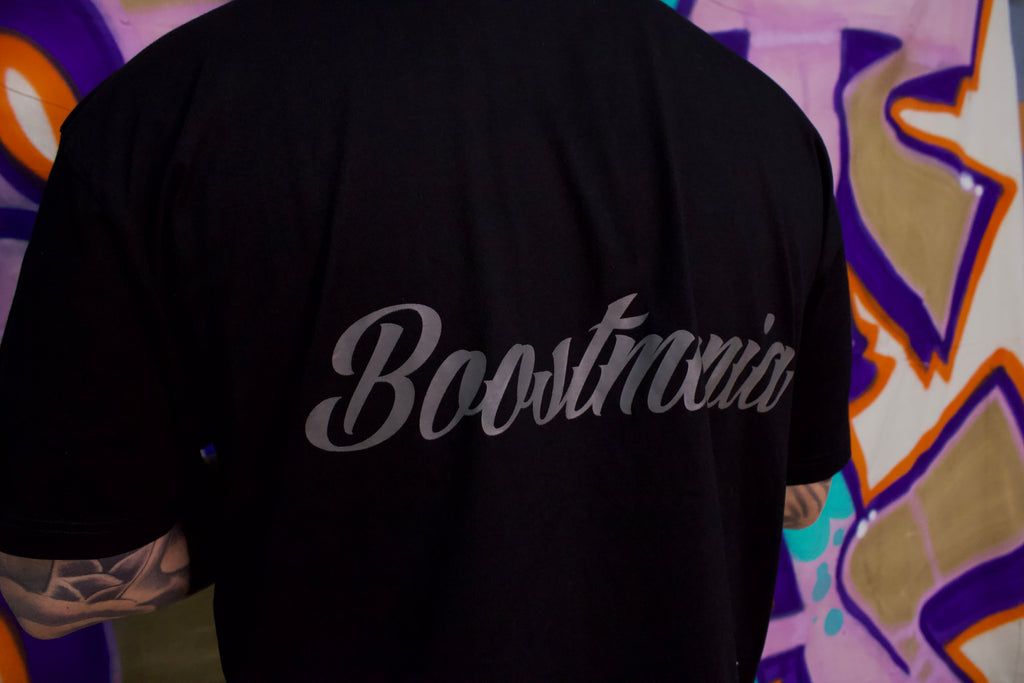 Boostmania Embroidered Tee Black