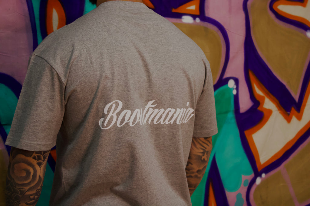 Boostmania Embroidered Tee Grey