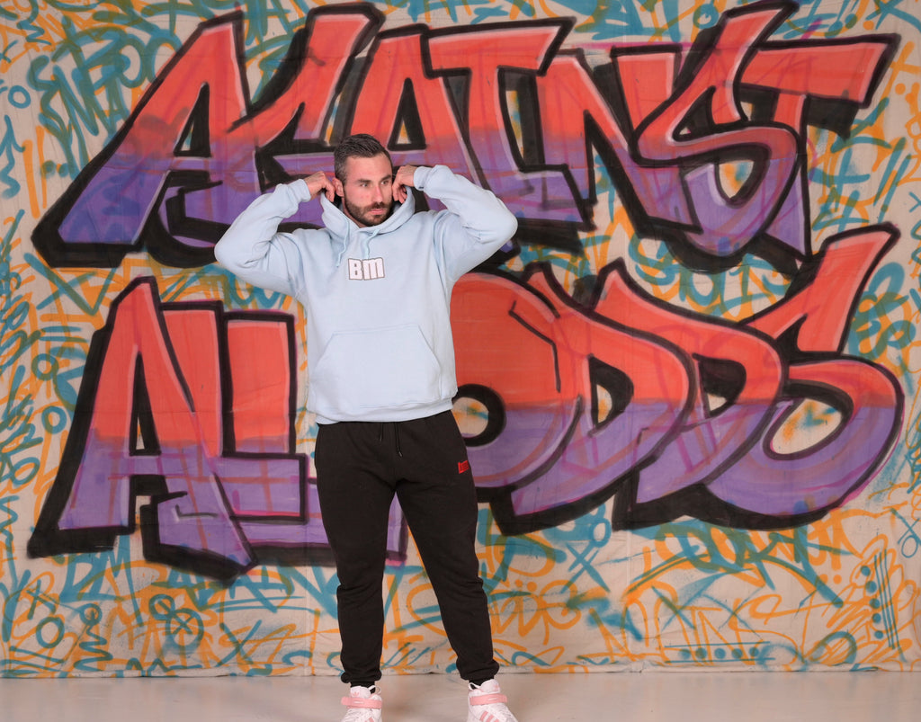 Boostmania Boucle Hoodie Sky Blue